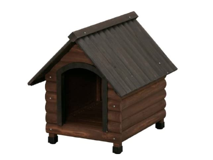 屋根付きの犬小屋
